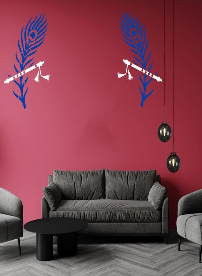 ARandNJ Stencil for Wall Painting (Size:- 16 X 24 Inch) Theme-Lord Krishna Flute Print DIY Reusable Painting Design Suitable for Bedroom, Entrance Room, Drawing Room, Living Room Stencil (Pack of 1) - Image 4
